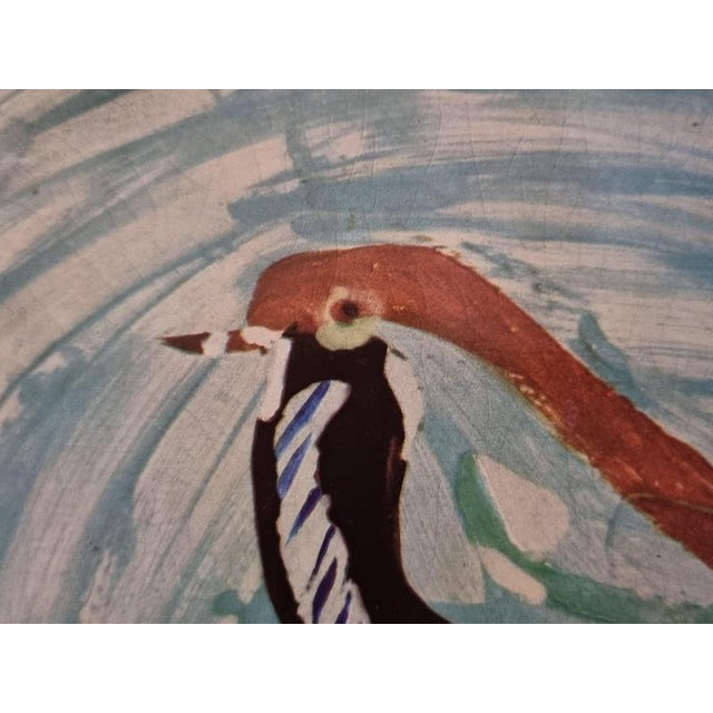 Modern Print Depicting Pablo Picasso Vallauris Plate with Bird from Albert Skira, Mid-20th Century For Sale - Image 3 of 9