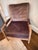 Velvet Spindle Arm Chair For Sale In Richmond - Image 6 of 6