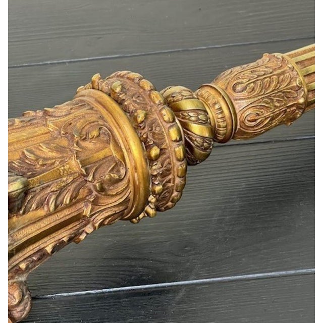 Vintage Bronze Table Lamp For Sale - Image 9 of 14