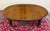 Antique English Butterfly Leaf Oval Carved Dining Table 118" Tiger Oak C1920-30s For Sale - Image 9 of 17