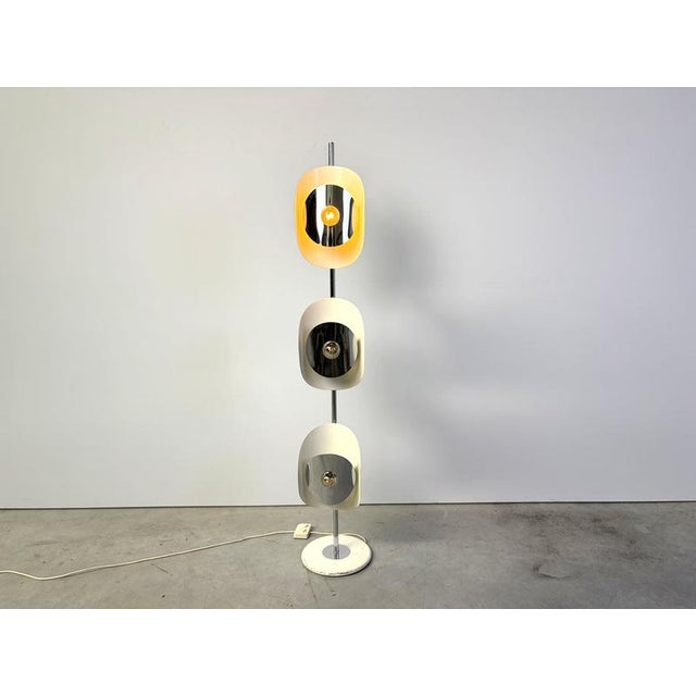 Mid-Century Floor Lamp by Brevetatto, Italy, 1960s For Sale - Image 4 of 12