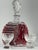 Vintage Art Deco Cut Crystal Decanter and Six Cordial Glasses, 1930s, Set of 7 For Sale - Image 4 of 17