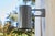 Örsjö Large Hans-Agne Jakobsson C627 'Rulle' Outdoor Sconce in Painted Silver For Sale - Image 4 of 10