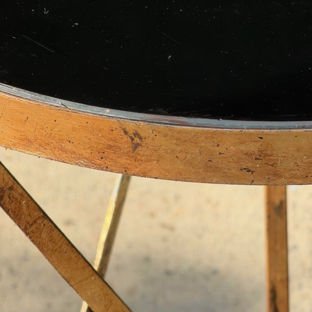 Late 20th Century Late 20th Century Maison Jansen Style Gilt Drinks Table - Newly Painted For Sale - Image 5 of 12