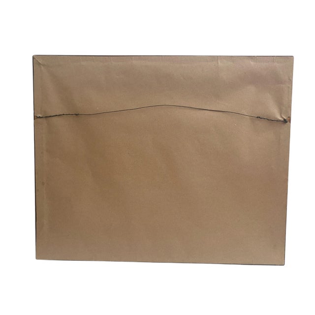 19th Century Beautiful Oil Painting of Figures and Vessels on a Lake For Sale - Image 10 of 11