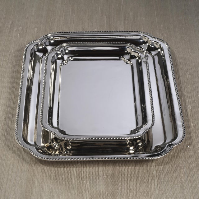 2020s Andrea Polished Brass Tray, Small For Sale - Image 5 of 6