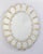 Vintage Venetian Oval Shaped Mirror, 1960 For Sale - Image 9 of 12