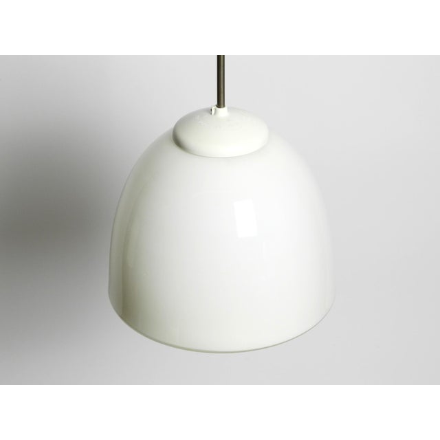 1950s Large Mid-Century Bauhaus Style Opal Glass Ceiling Lamp, 1950s For Sale - Image 5 of 18