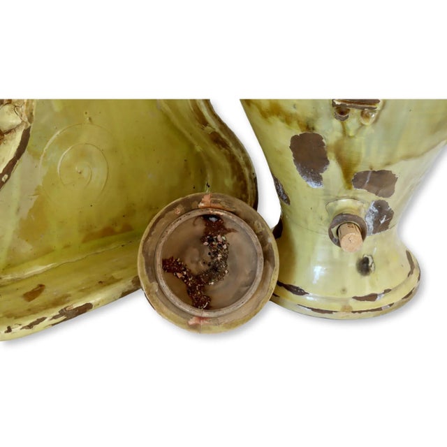 19th Century 19th-Century Heavy French Fleur-De-Lis Lavabo For Sale - Image 5 of 7