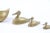 Mid-Century Modern Vintage Mid Century Modern Solid Brass Swan Ducklings Figurines - Set of 4 For Sale - Image 3 of 8