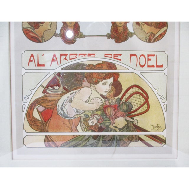 Printmaking Materials Alphonse Mucha "Au Paradis Des Bebes" Lithograph 1902 Paris For Sale - Image 7 of 10