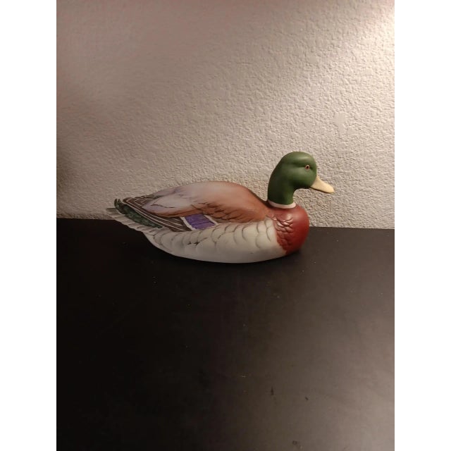 1970s Andrea by Sadek Mallard Duck Decoy Figurine For Sale - Image 4 of 9