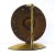 Metal Antique Amsterdamse School Style Brass Table Clock from Jacob Palmtag For Sale - Image 7 of 8