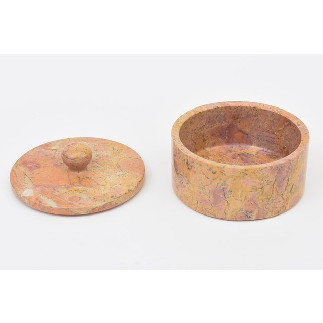 1950s Vintage 1950's Soapstone Jewelry or Keepsake Box For Sale - Image 5 of 10