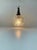 Small Vintage Pendant Lamp in Pressed Glass and Crystal, 1970s For Sale - Image 8 of 8