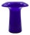 Vintage Italian Cobalt Blue Glass Vase by Angelo Mangiarotti for Knoll International, 1960s For Sale