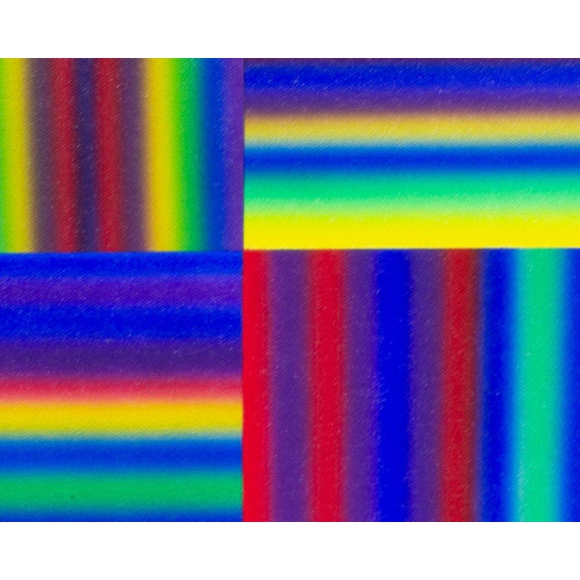 1970s Acrylic on Canvas Airbrush Painting Signed by Artist Steve Redman For Sale - Image 5 of 10