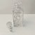 1980s Vintage 1980s Cut Crystal Celtic Cross Hatch Square Decanter With Ball Stopper For Sale - Image 5 of 8