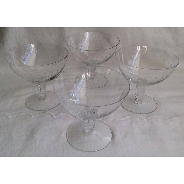 While going through my inventory, another 4 vintage Orrefors crystal champagne coupes/wine glasses have surfaced. These,...