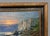 Coastal Antique Coastal Seascape Oil Painting on Canvas For Sale - Image 3 of 10