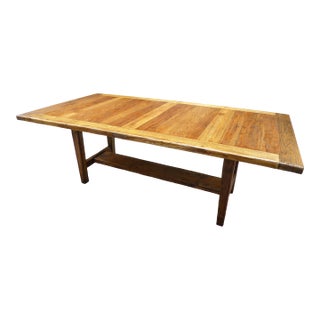 1800's Chestnut Country Tbl. Seat 8- 10 at 84'' X 42'' Fabulous ! For Sale