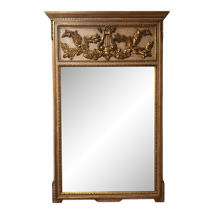 Vintage Hollywood Regency Paint & Giltwood Mirror