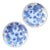 Pair of Antique Japanese Hirado Style Porcelain Pedestal Bowls With Karashishi Lions For Sale