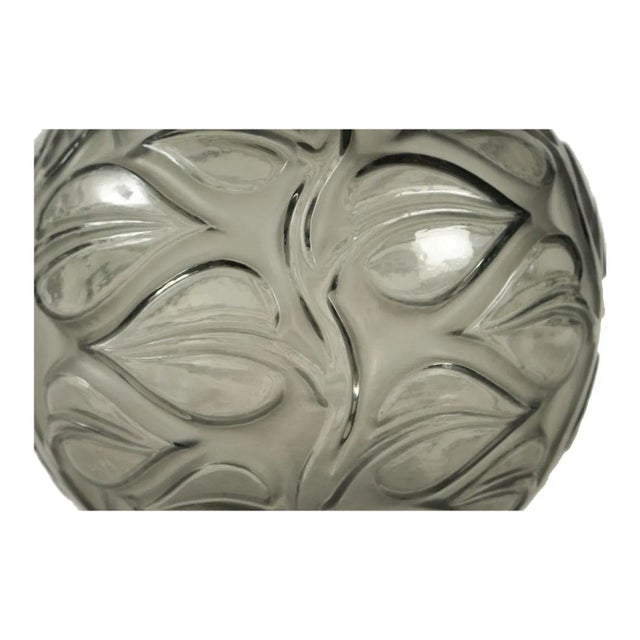 Gray Sophora Vase by Rene Lalique For Sale - Image 4 of 6