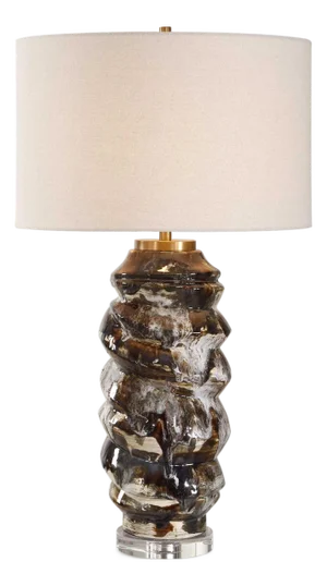 Cuoco Mottled Brown Table Lamp