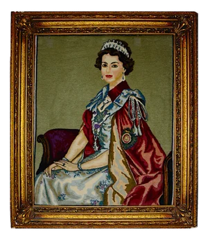 Queen Elizabeth II Tabriz Rug, 1970s