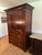 Gold Late 20th Century Polo Ralph Lauren Mahogany Armoire With Brass Campaign Hardware For Sale - Image 8 of 9