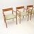 Arne Vodder Vintage Danish Teak and Leather Dining Chairs by Arne Vodder from Sibast, 1960s, Set of 4 For Sale - Image 4 of 9