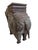 Vintage Hand-Carved Wood Elephant With Hammered Bronze Cladding and Interior Storage For Sale - Image 9 of 12