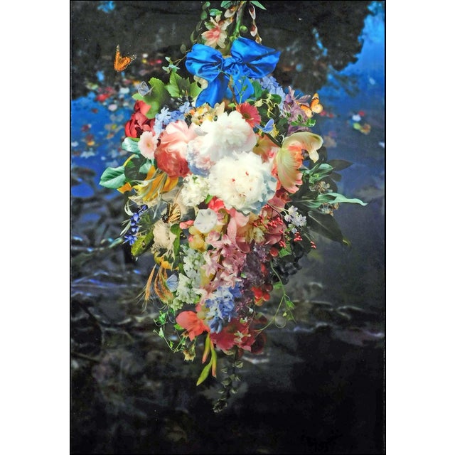 Antal Goldfinger "Daydream" Floral Giclee on Canvas With Resin Hand Signed For Sale