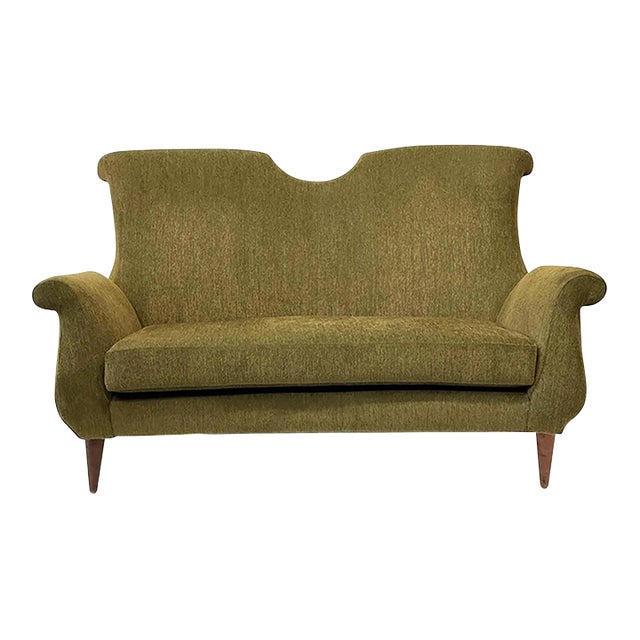 Loveseat in the Style Federico Munari, Italy 1950s For Sale