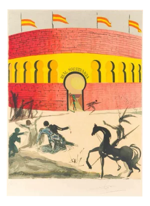 The Death of Carmen, 1970, Lithograph