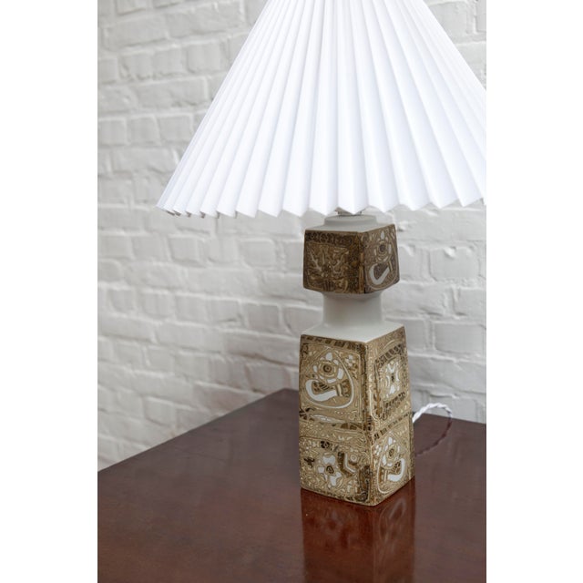 1960s Danish Porcelain Baca Table Lamps by Nils Thorsson for Royal Copenhagen, 1960s, Set of 2 For Sale - Image 5 of 18