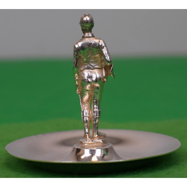 Traditional Mid 20th Century Tiffany & Co. Sterling Silver Jockey Ashtray/ Dish For Sale - Image 3 of 7