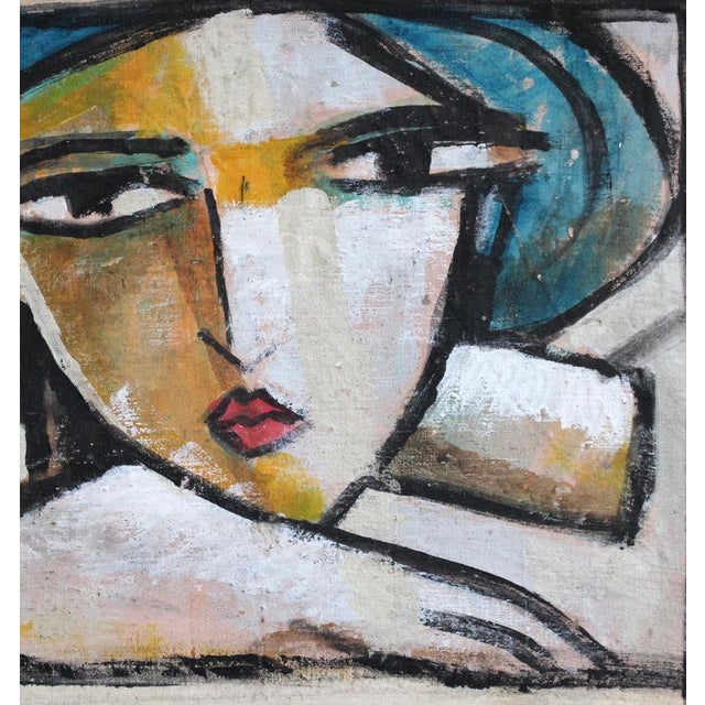 Hidden Portraits XXXIV, 1990s, Acrylic Painting on Cnavas, Framed For Sale - Image 6 of 13
