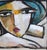 Hidden Portraits XXXIV, 1990s, Acrylic Painting on Cnavas, Framed For Sale - Image 6 of 13