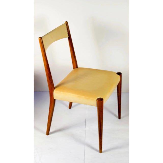 Mid-Century Modern Beech Dining Chairs by Anna-Lülja Praun for Wiesner-Hager, Austria, 1953, Set of 4 For Sale - Image 4 of 7