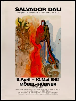 Salvador Dali Graphische Werke Aus 5 Jahrzehnten Bis 1977 Poster, Holiday Sale