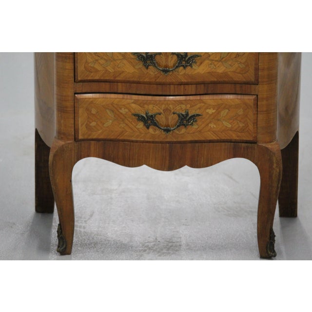 Wood French Inlaid Wood Chest of Drawers, 1930s For Sale - Image 7 of 18