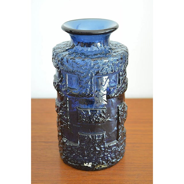 Very beautiful glass vase from the Swedish glassworks Ruda, the design comes from Göte Augutsson in the 1960s. Very nice,...