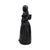 Mexican 19.5" Mexican Barro Negro Mother & Child Sculpture Lamp Base For Sale - Image 3 of 11