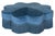 Tanith Flower Ottoman - Dusty Blue For Sale - Image 9 of 9