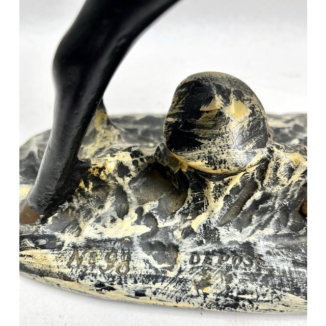 Hand-Painted Bambi Sculpture in Plaster, 1935 For Sale - Image 10 of 15