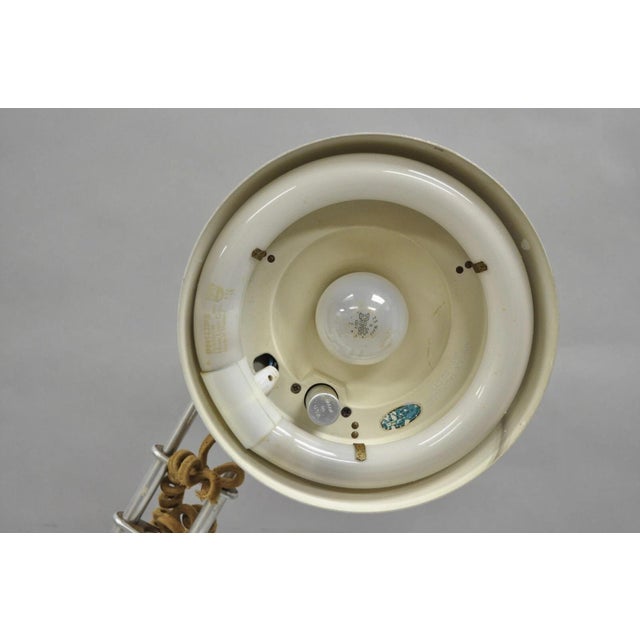 Brown Mid 20th Century Vintage Industrial Modern Amplex Swivelite Telescoping Trombolite Desk Lamp For Sale - Image 8 of 12