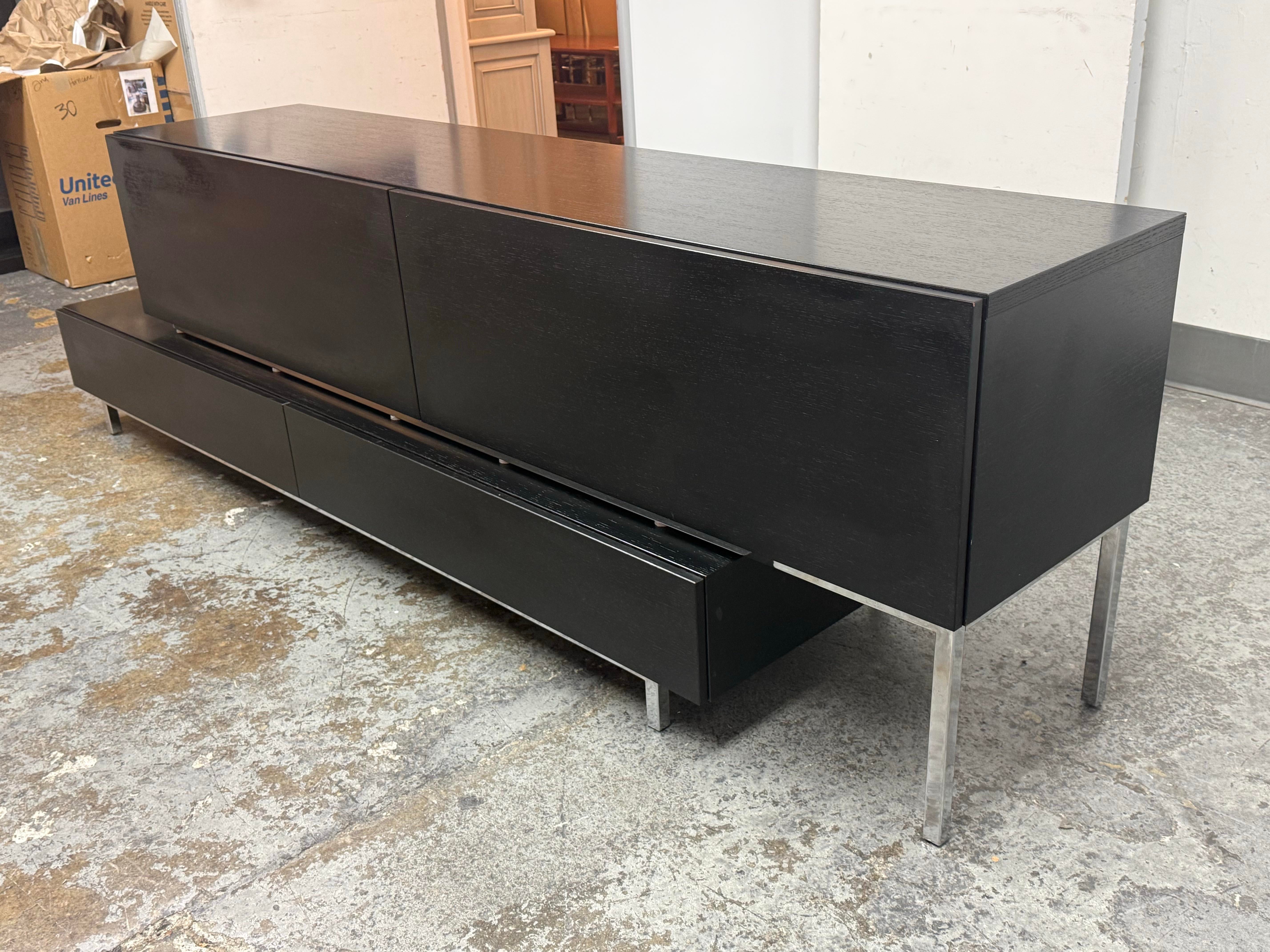 その他 BoConcept / Volani BoConcept Volani Two Piece Media Console + Wall Mounts | Chairish