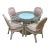 Mid Century Modern McGuire Cane Indoor/Outdoor - 6 Piece Dining Set For Sale